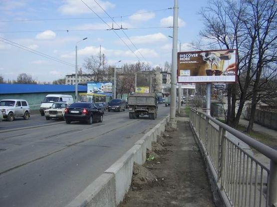 Фото рекламной плоскости по адресу Ивановский мост Овидиопольская дорога А