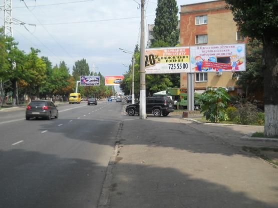 Фото рекламной плоскости по адресу Краснова №11 правая А