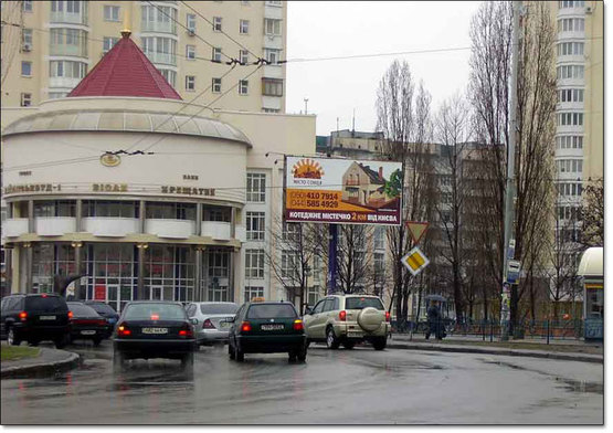 Фото рекламной плоскости по адресу ул.Героев Сталинграда/ул.Тимошенко" напр.ст.м.Минская