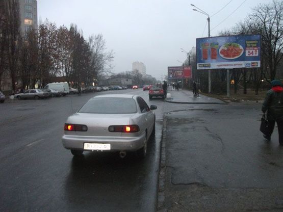 Фото рекламной плоскости по адресу Левитана угол Королева А