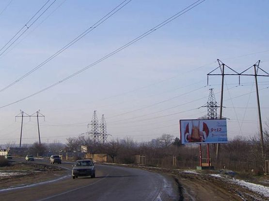 Фото рекламной плоскости по адресу Объездная дорога пос.Шевченко А
