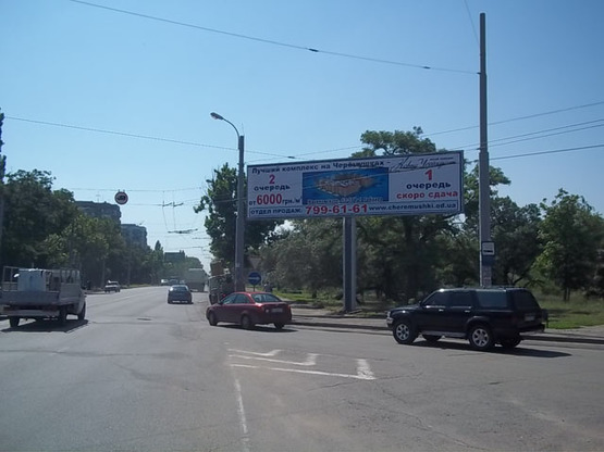 Фото рекламної площини за адресою Химическая ул. Грушевского А левая