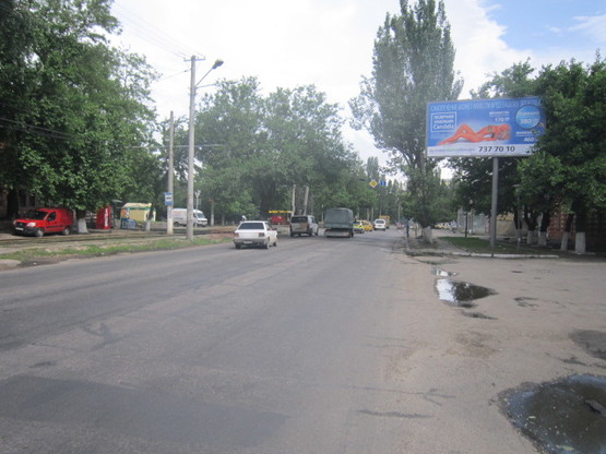 Фото рекламної площини за адресою Черноморского Казачества №66 сахарный з-д А