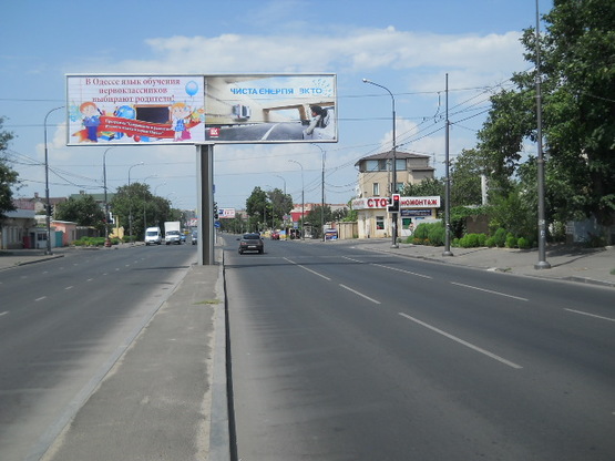 Фото рекламної площини за адресою Рихтера №28 угол Туристской В правая