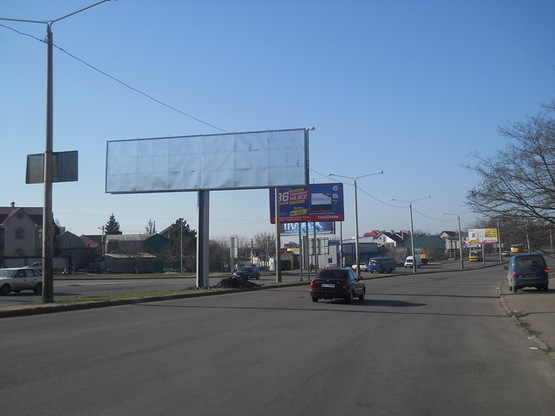 Фото рекламної площини за адресою Днепропетровская дорога №68 А правая