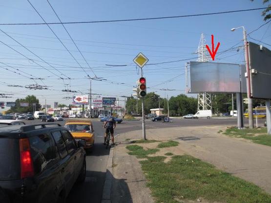 Фото рекламної площини за адресою 25-й Чапаевской Дивизии угол Комарова №12 А