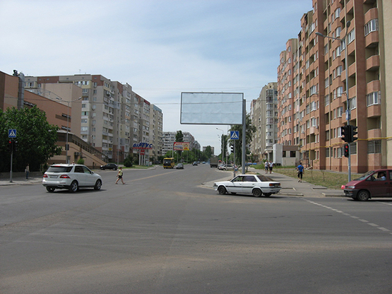 Фото рекламної площини за адресою Заболотного угол Сахарова №34 А