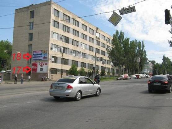 Фото рекламной плоскости по адресу 017_Заорожье_ул.Украинская / ул.Горького №1 фасад, нижний