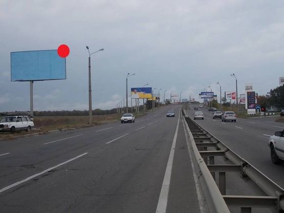 Фото рекламной плоскости по адресу 7 км Овидиопольской дороги (направление в город, Эпицентр)