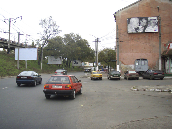 Фото рекламної площини за адресою Приморская -Черноморского казачества (СРЗ)