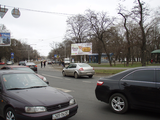 Фото рекламної площини за адресою Гагарина пр-т - пл.Среднефонтанская