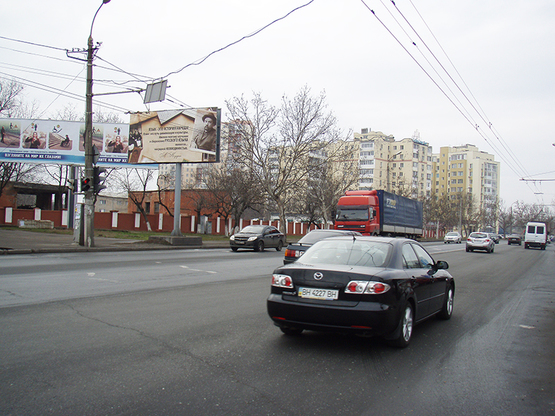Фото рекламної площини за адресою Грушевского - ул. Пестеля