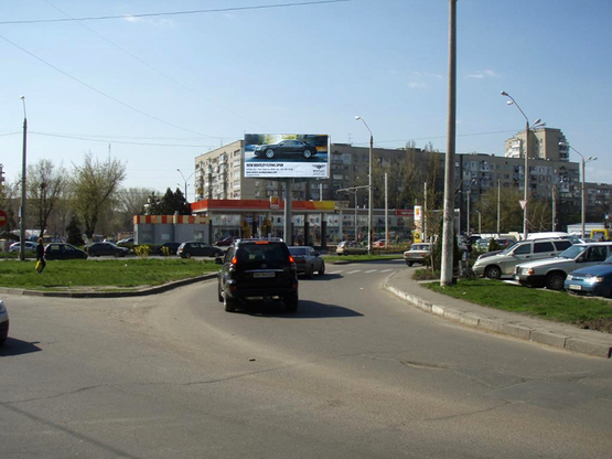 Фото рекламної площини за адресою Маршала Жукова пр-т- Супермаркет "Копейка" 1