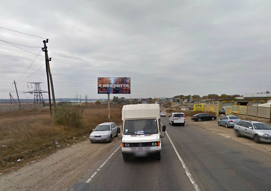 Фото рекламной плоскости по адресу Авторынок -пос. Котовка