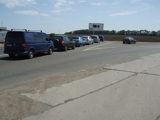 Фото рекламной плоскости по адресу Одесса-Ильичевск - переезд Сухой лиман