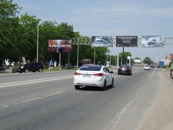 Фото рекламної площини за адресою Окружная дор- 2 Столба (АЗС " Sacar)