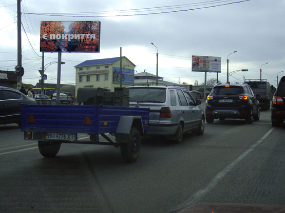 Фото рекламной плоскости по адресу Окружная дорога - пос. Усатово (Рынок)