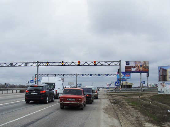 Фото рекламной плоскости по адресу Промрынок 7 км (светофор)