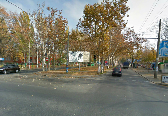 Фото рекламної площини за адресою Адмиральский пр-т - ул.Краснова*** ( в центр)
