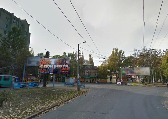 Фото рекламної площини за адресою Адмиральский пр-т- ул.Судостроительная