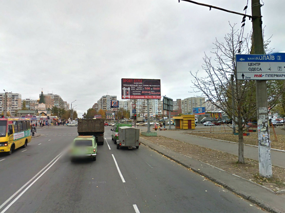 Фото рекламної площини за адресою Заболотного-Днепропетровская дор