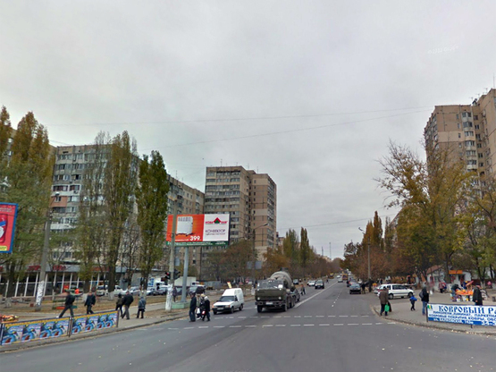 Фото рекламной плоскости по адресу Заболотного-Днепропетровская дор