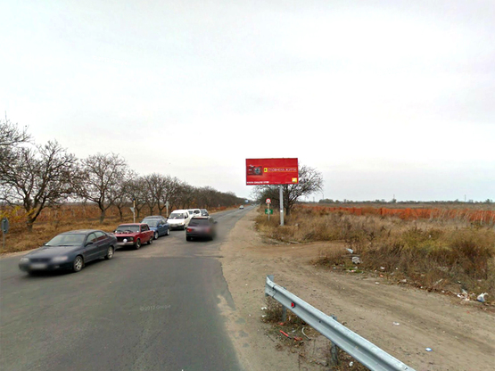 Фото рекламної площини за адресою Ильичевск-Одесса - поворот в Черноморку