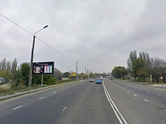 Фото рекламної площини за адресою Ленинградское  шоссе, - АЗС Шелл въезд в город