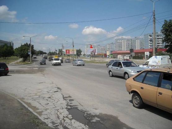 Фото рекламной плоскости по адресу 072_Запорожье_Хортицкое шоссе / ул.Маршала Судца - рынок