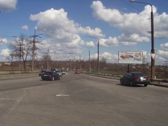 Фото рекламної площини за адресою 107_Запорожье_Северное Шоссе, ул Демократическая, от центра