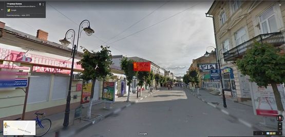 Фото рекламной плоскости по адресу вул. Чорновола, 16