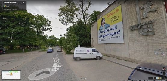 Фото рекламной плоскости по адресу бул. Лесі Українки (ДЮСШ)