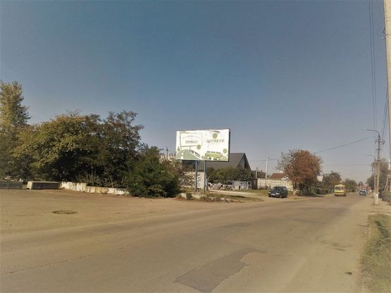 Фото рекламной плоскости по адресу вул. Петлюри виїзд