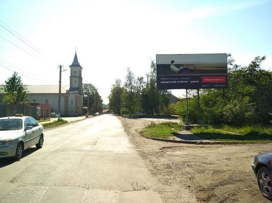 Фото рекламной плоскости по адресу вул. Петлюри на вїзд