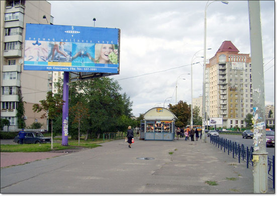 Фото рекламної площини за адресою ул.Героев Сталинграда/ул.Тимошенко