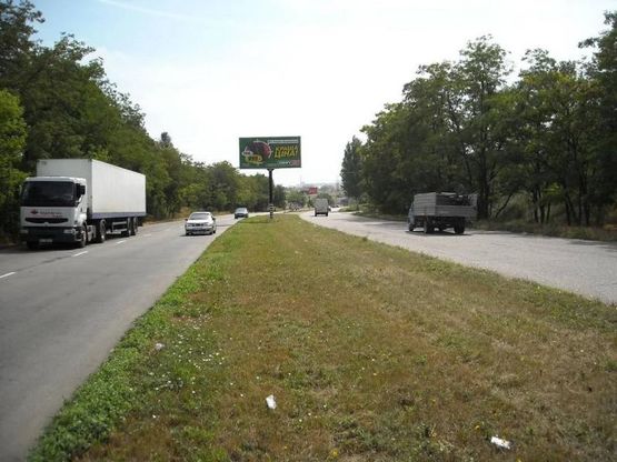 Фото рекламной плоскости по адресу 121_Запорожье_ул.Тиражная 250м от Ж/Д  -въезд в город