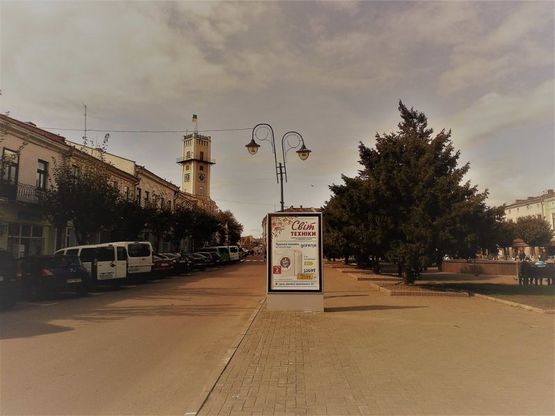 Фото рекламной плоскости по адресу пл. Шевченка (біля маг."Всесвіт")