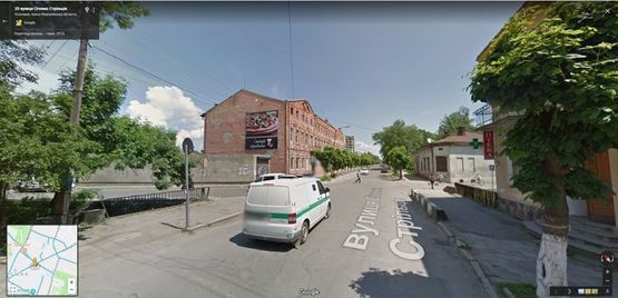 Фото рекламной плоскости по адресу вул. Січових Стрільців - вул.Чехова (ткацька фабрика)