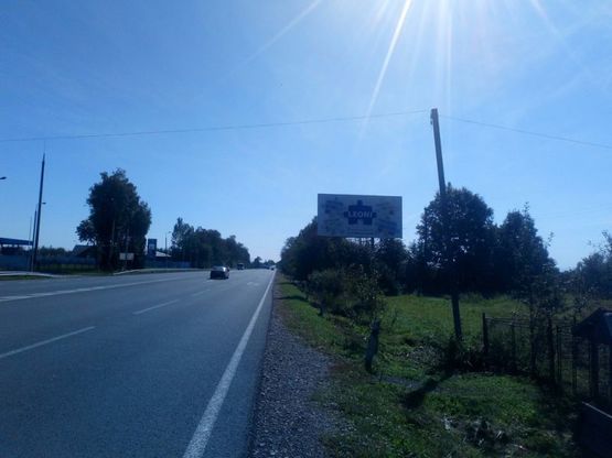 Фото рекламної площини за адресою с. Раківчик, траса Івано-Франківськ - Чернівці (напрям на Чернівці)