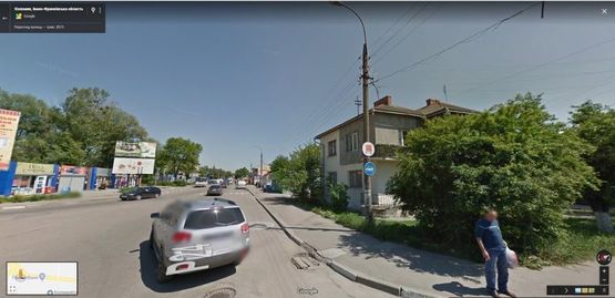 Фото рекламной плоскости по адресу пр. Грушевського, перед кільцем 2-хповерх, низ (напрям в центр)