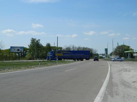 Фото рекламної площини за адресою Киев-Харьков 44+600 справа в направлении Борисполя