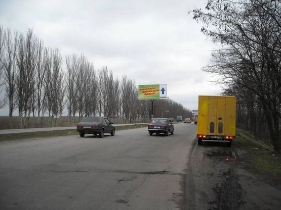 Фото рекламной плоскости по адресу 111_Запорожье_ул.Тиражная  -въезд в город Первый щит