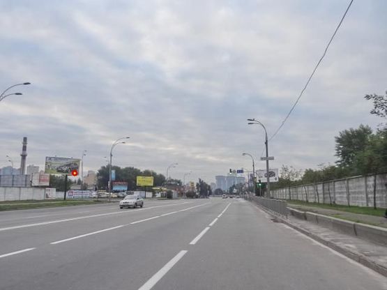 Фото рекламной плоскости по адресу Днепровская набережная - Здолбуновская ул.