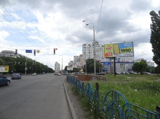 Фото рекламної площини за адресою Пoлярная ул. - Бережанская ул.  oт пл. Шевченка