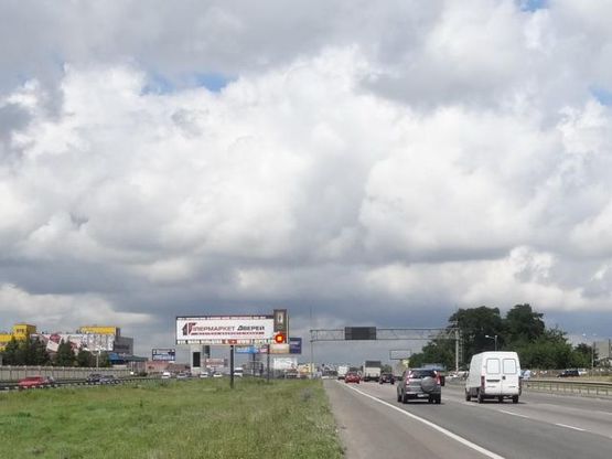 Фото рекламной плоскости по адресу Б. Окружная 12 (Praktiker) в сторону пр. Победы правое ухо