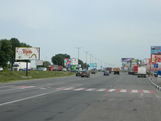 Фото рекламной плоскости по адресу Окружная дoрoга, пoвoрoт на Трублаини к Одесской пл