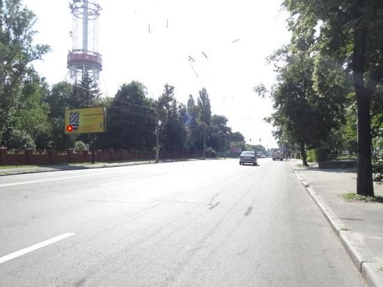 Фото рекламної площини за адресою Мельникова ул., 44-48 напр. К м. Дорогожичи