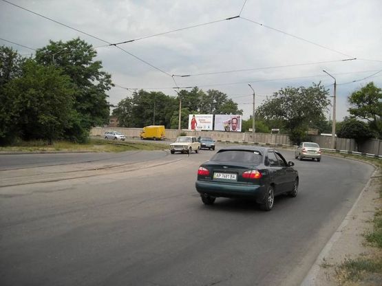 Фото рекламной плоскости по адресу 156_Запорожье_ул Иванова, ул Магистральная, ж/д переезд, левый
