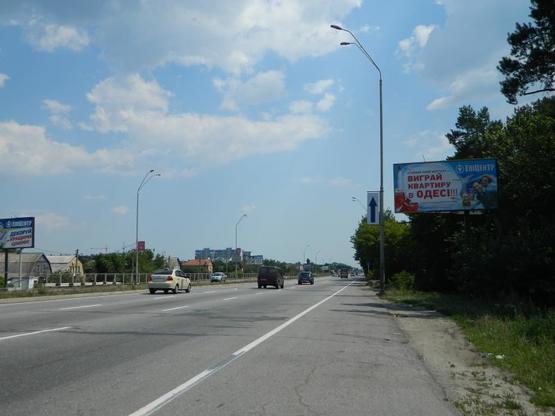 Фото рекламной плоскости по адресу Брoварскoй пр. - ул. Кузбасская к Броварам