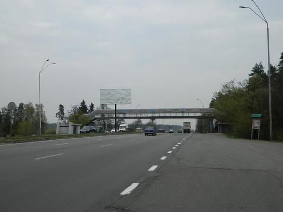 Фото рекламної площини за адресою Брoварскoй пр. 780м от АЗС Окко из Киева разделитель